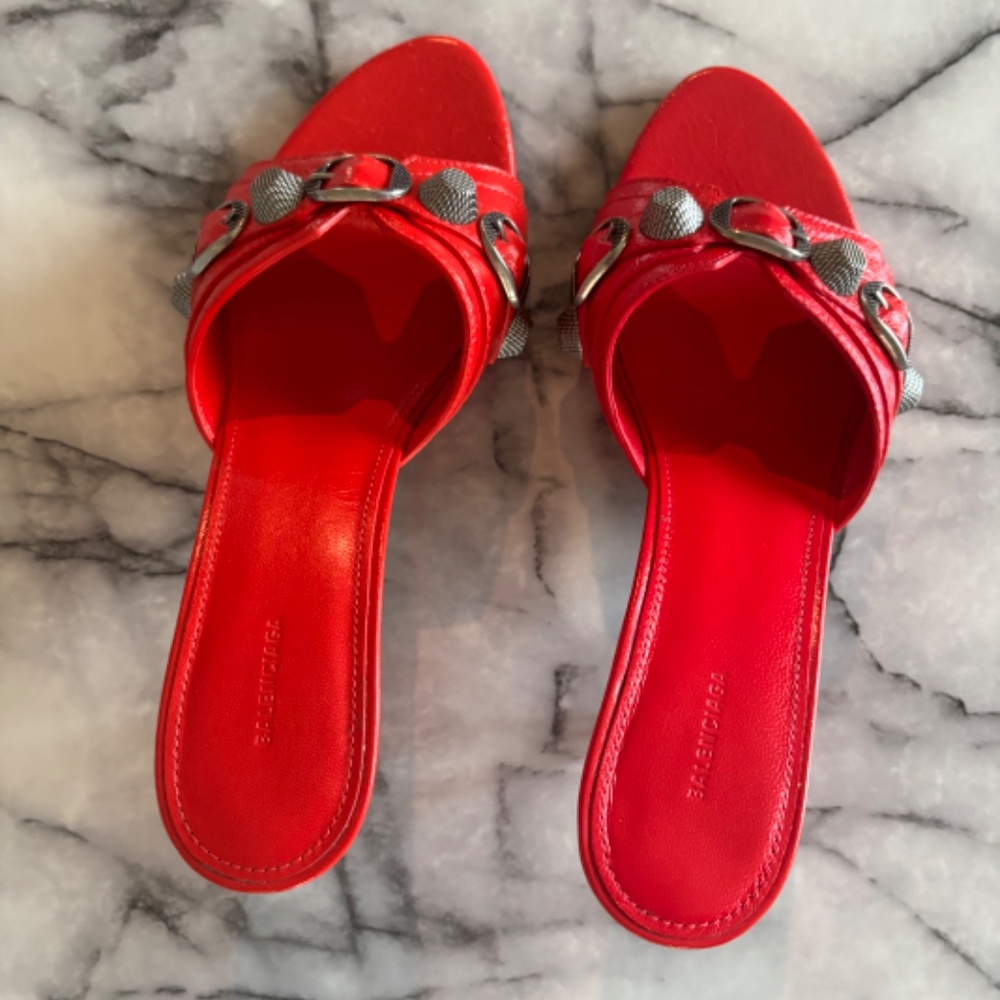 BALENCIAGA RED WOMEN SHOES - Picture 4 of 4